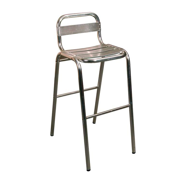 Sgabello Alluminio Almeira W42 D54 H97,5 Sh76 Cm