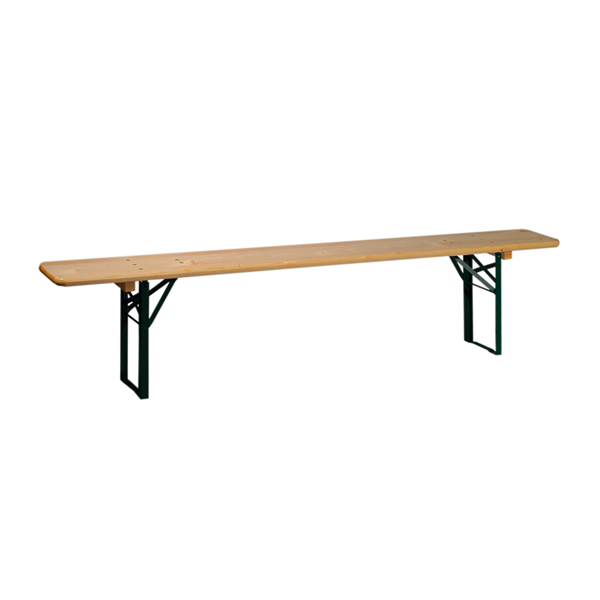 Panca In Legno Naturale B220 D27 H48 Cm