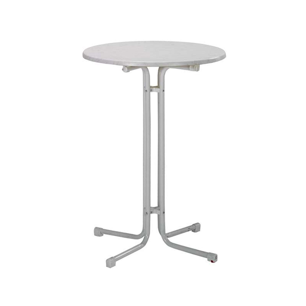 Tavolo Alto Helsinki Bianco A 4 Gambe