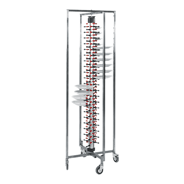 Portapiatti Per 84 Piatti, Mobile H190 Cm