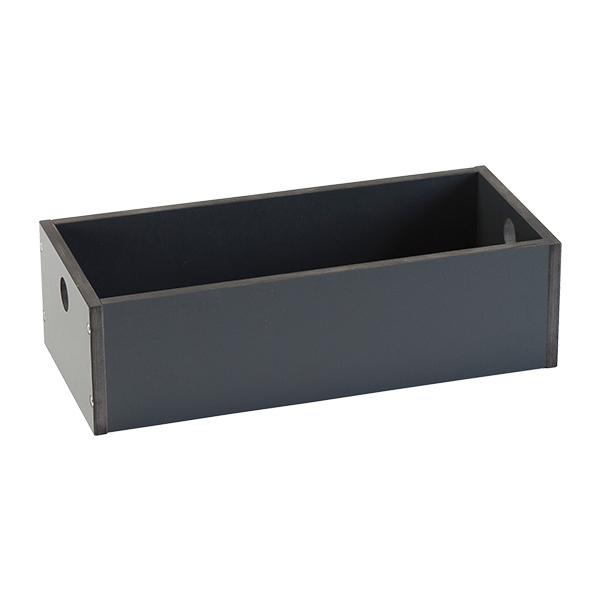 Vassoio Portaposate Da Buffet Antracite 28 12,5 H8 Cm