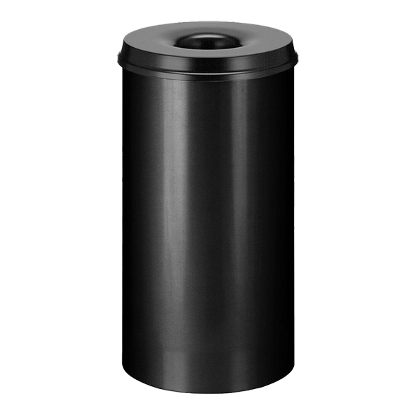 Cestino Autoestinguente Nero 50 Litri 34 H63 Cm