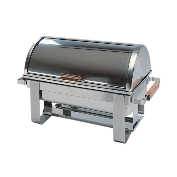 Chafing Dish Con Coperchio Roll Top Capacità 9,5 Litri