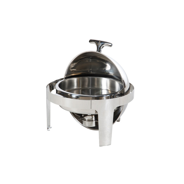 Chafing Dish Rotondo Capacità 5 Litri.