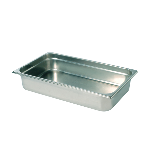 Vassoio Inox 1 1 Gn Profondità 10 Cm