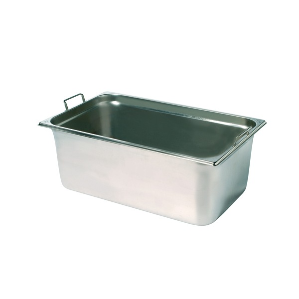 Vassoio Inox 1 1 Gn Profondo 20 Cm Con Maniglie