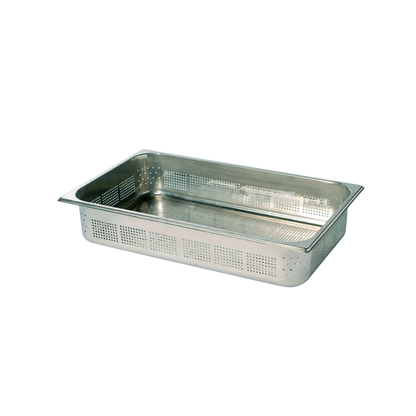 Vassoio Inox 1 1 Gn Profondità 10 Cm Forato