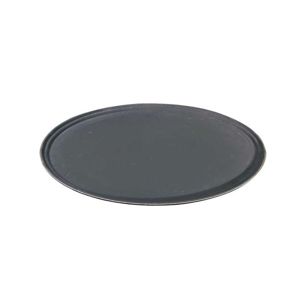 Vassoio Di Servizio Nero Ovale 60 73,5 Cm