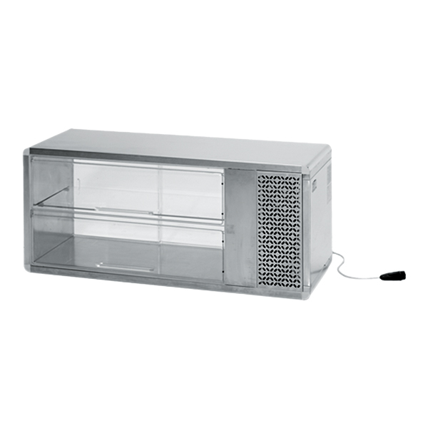 Vetrina Refrigerata Superiore Con 2 Sportelli L120 P47 H52cm