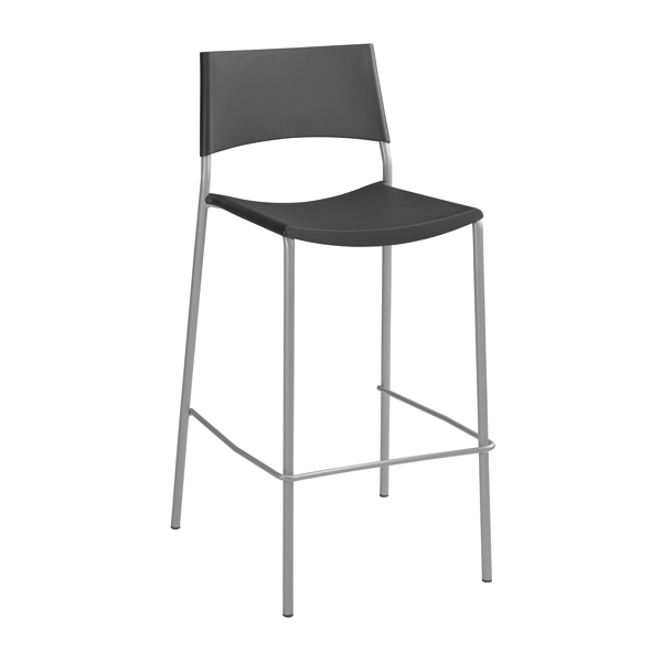 Sgabello Bonello Nero W50 D54 H102 Sh76cm