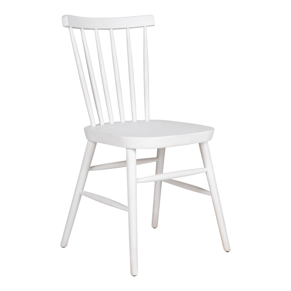 Wooden Chair Solberg White W42 D50 H84 Cm Sh46 Cm