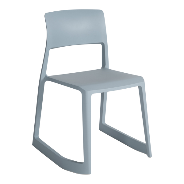 Sedia Tip Ton Grigio Ghiaccio L51 P56 Sh46 H78 Cm
