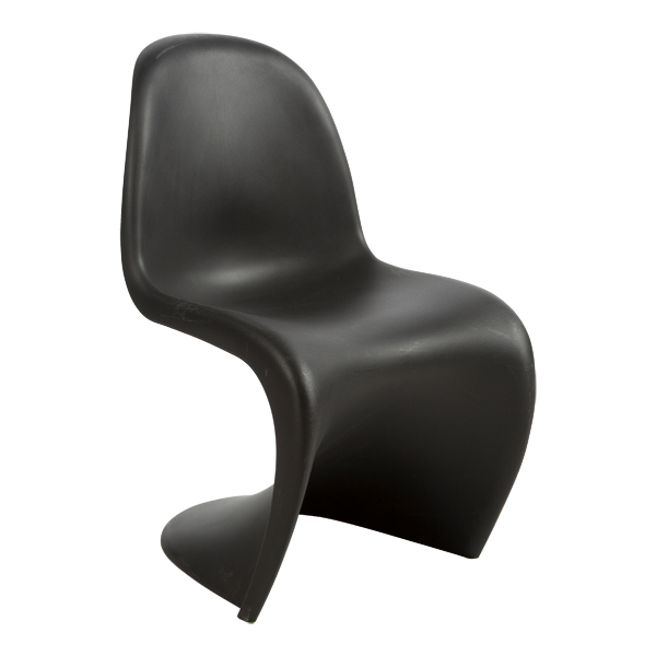 Sedia Panton Nera W50 D60 H82,5 Sh42 Cm