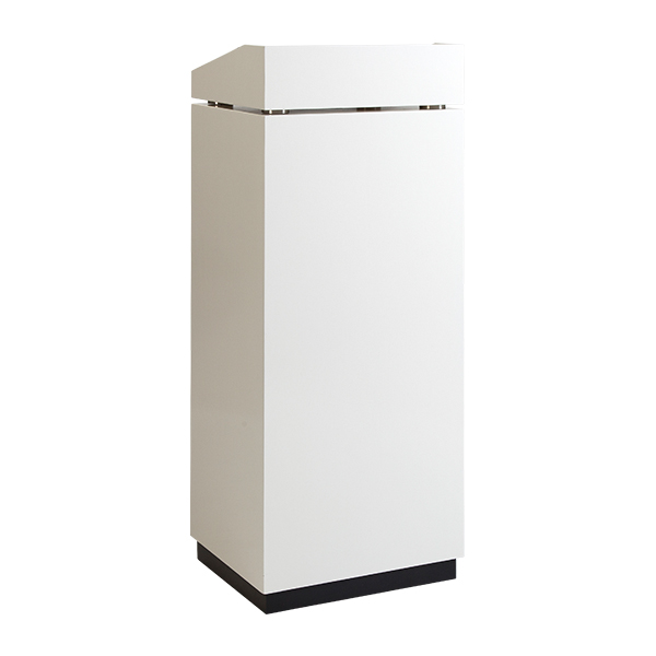 Leggio Cube Bianco L50 P40 H125 Cm