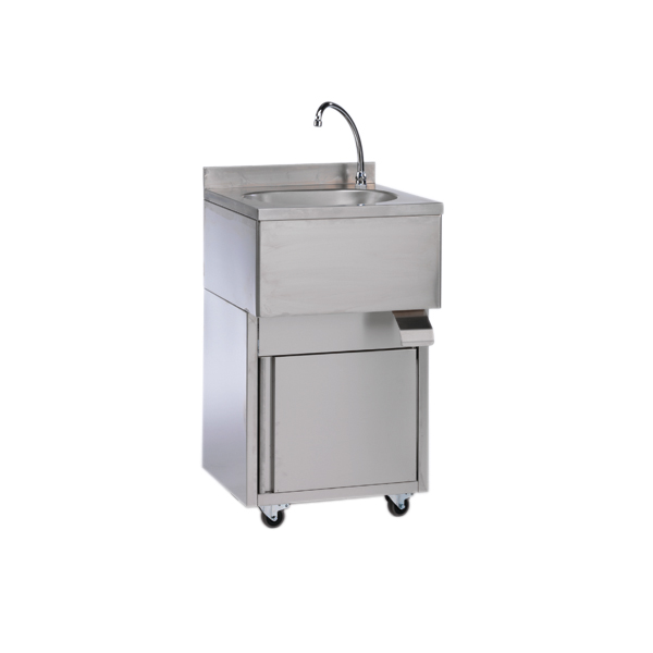 Lavello In Acciaio Inox Con Funzionamento A Ginocchio