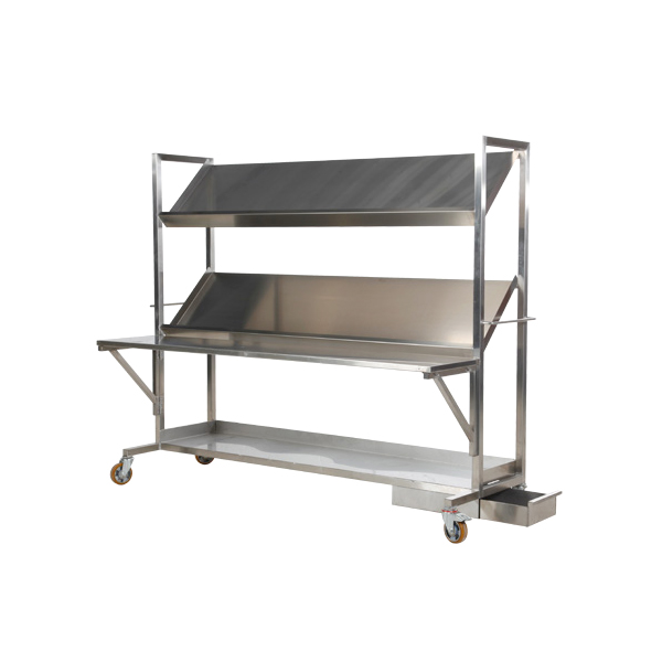 Carrello Della Stazione Di Ritorno L228 P75 H190 Cm