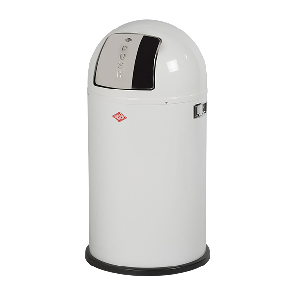 Cestino Rifiuti Pushboy Bianco 50 Ltr 40 H76 Cm