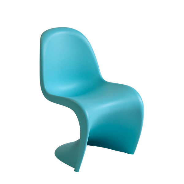 Sedia Panton Junior Blu Chiaro W38 D40 H61 Sh35 Cm
