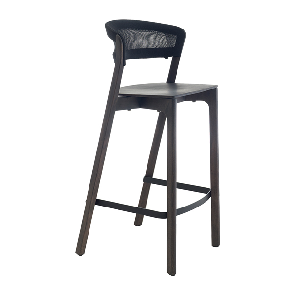 Sgabello Café Nero W53 D53 H106 Sh75 Cm