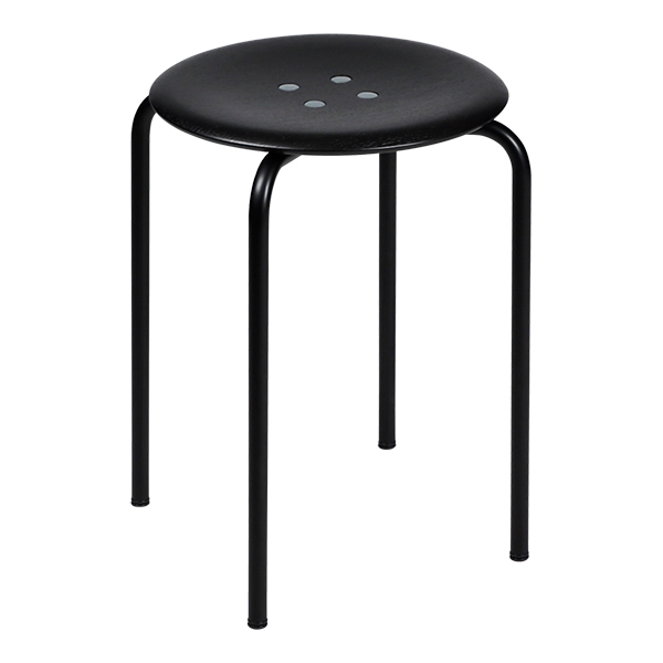 Sgabello Kevi Nero W43 Sh47 Cm