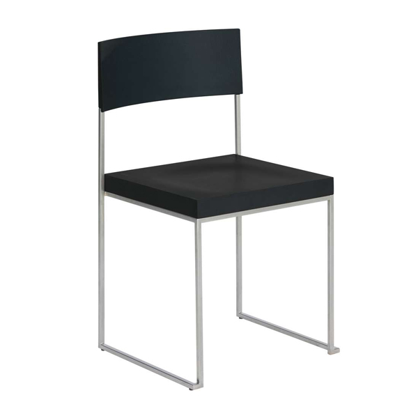Sedia Cuba Nera W43 D45 H73,5 Sh44 Cm