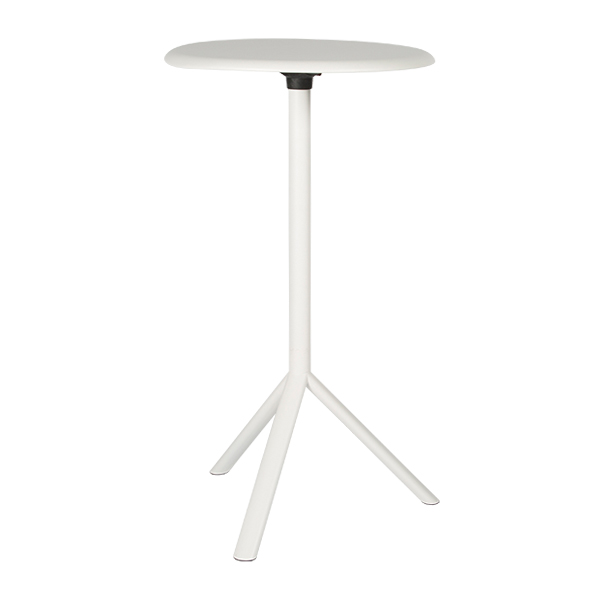 Tavolo Alto Miura Bianco 60 H109 Cm