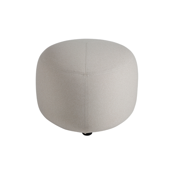 Pouf Kipu 57 Crema Grigio H45 Cm
