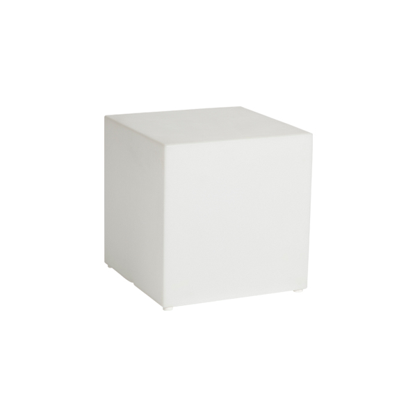 Cubo Luminoso A Led Bianco Con Unità Luminosa A Led