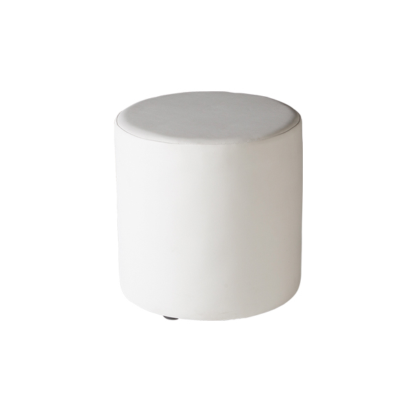 Pouf Hollywood Bianco 40 H41 Cm