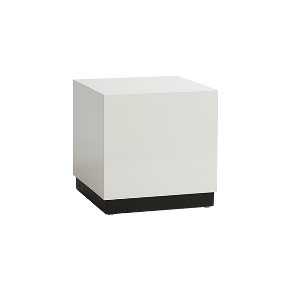 Cubo Di Legno Bianco L40 D40 H40 Cm