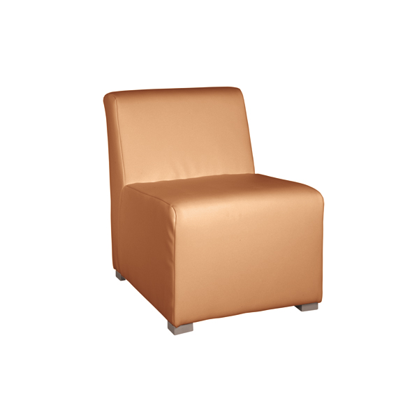 Poltrona Havanna Caramello L52 D70 H70cm Sh41cm
