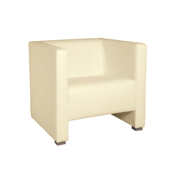 Poltrona Con Braccioli Locarno Crema