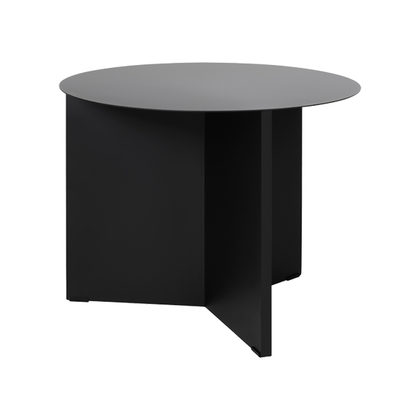 Tavolo A Fessura Nero 45 H36 Cm