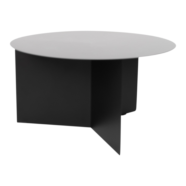 Tavolo A Fessura Nero 65 H36 Cm