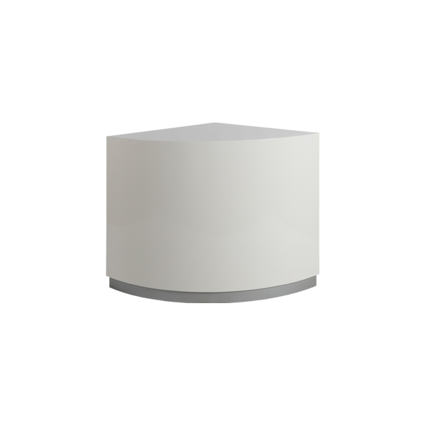 Elemento Angolare A 90 Gradi Bianco L90 P90 H95 Cm
