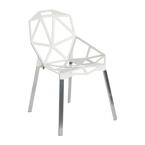 Chair One Bianco W55 D60 H82 Sh45 Cm