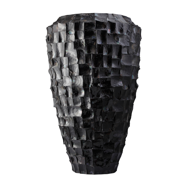 Vaso Ocean Shell 150 Nero 95 H150 Cm