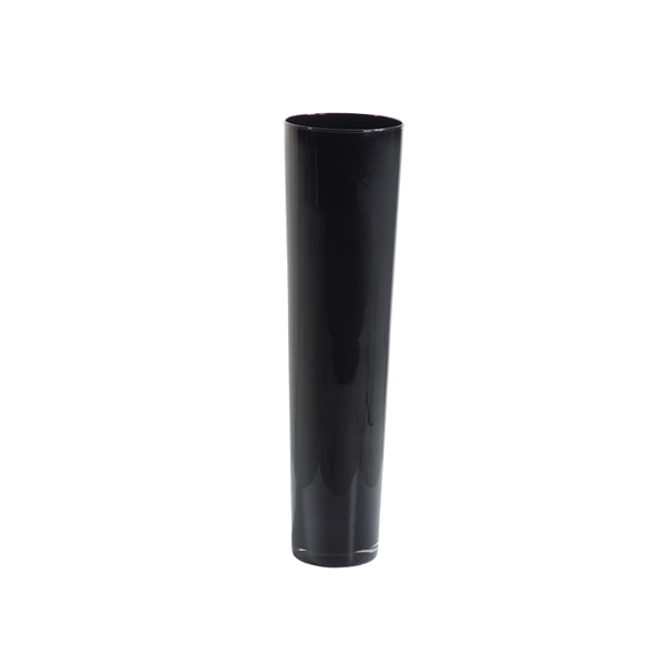 Vaso In Vetro Palma Nero 13,5 18,5 H70 Cm