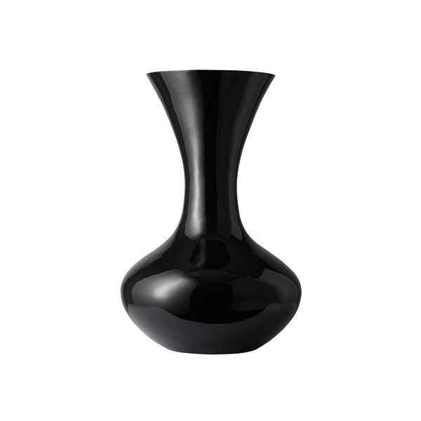 Vaso Rosali In Vetroresina Nero 66 H100 Cm