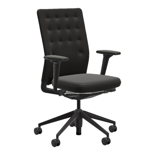 Sedia Da Ufficio Vitra Id Trim Nera
