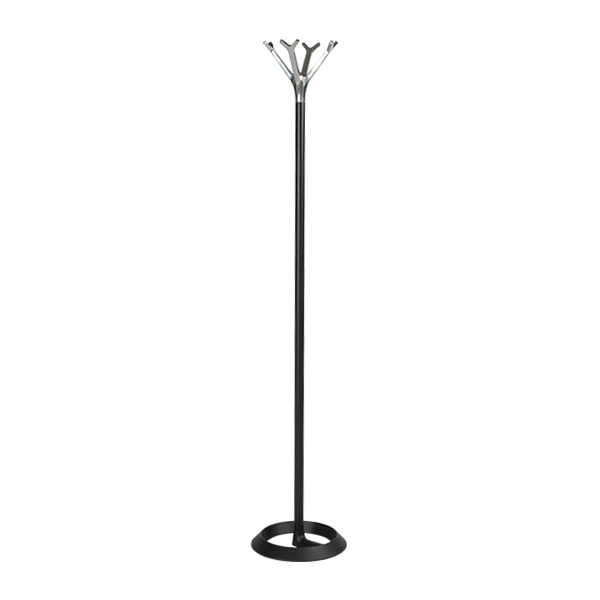 Appendiabiti Battista Nero Base 32 Cm H165 Cm