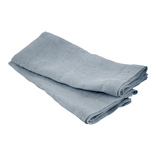 Tovagliolo Di Lino Blu Nebbia 40 40 Cm
