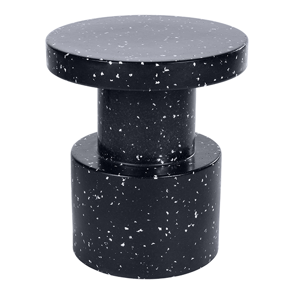 Sgabello Bit Nero 36 H42 Cm