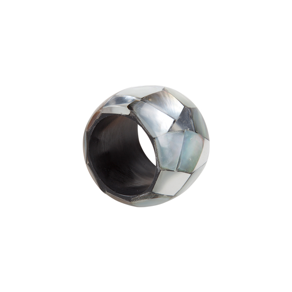 Portatovaglioli Nero 6 Cm Interno 4 Cm