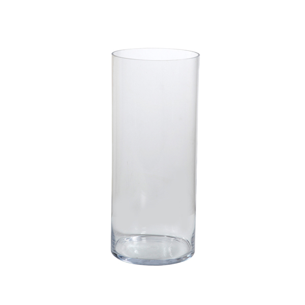 Vaso In Vetro Palma Cilindro 30 H80 Cm