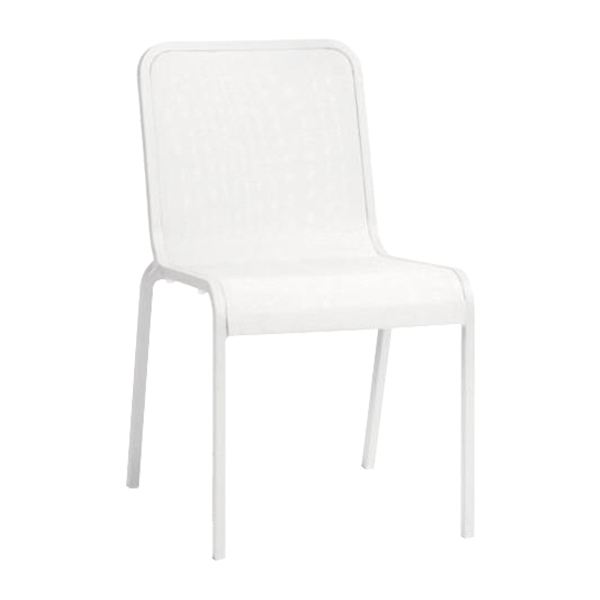 Sedia Helios Bianca W50 D60 H84 Sh46 Cm