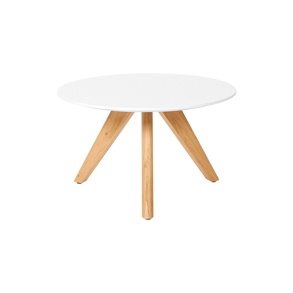 Tavolino Halmstad Con Piano Bianco 57 H35 Cm
