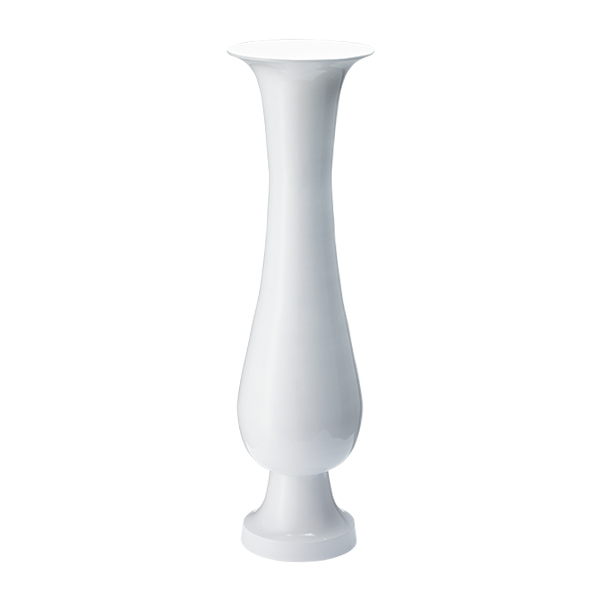 Vaso Rococò Bianco Drip 20 H75 Cm