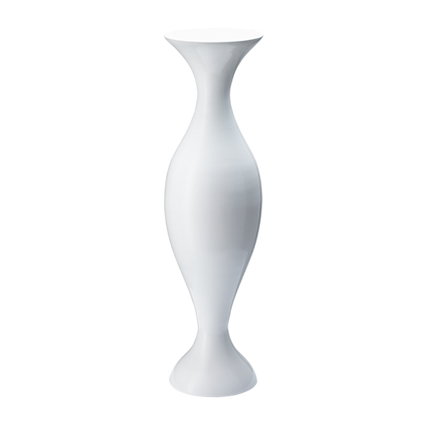 Vaso Rococò Bianco Spring 20 H75 Cm