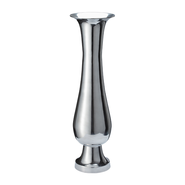 Vaso Rococò Silver Drip 20 H75 Cm